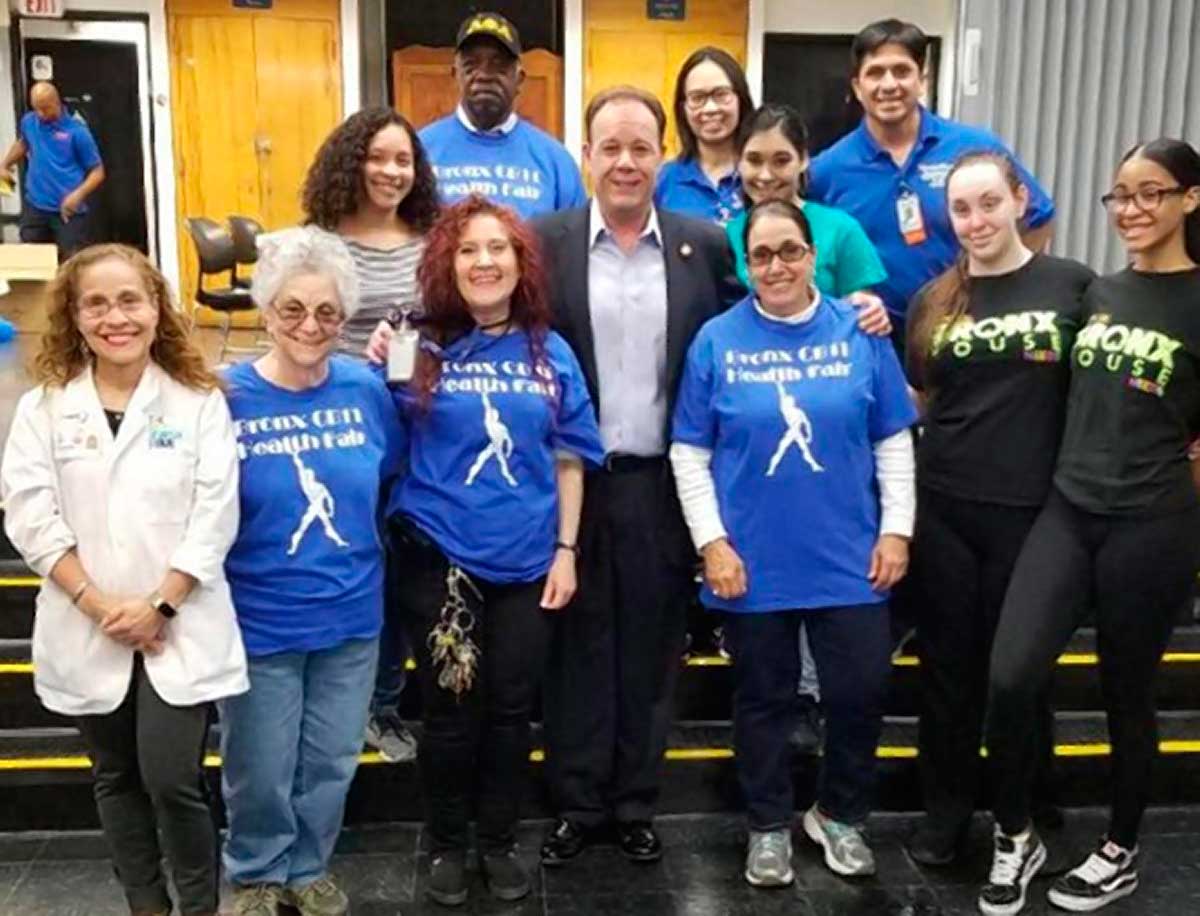 Gjonaj Attends CB 11 Health Fair