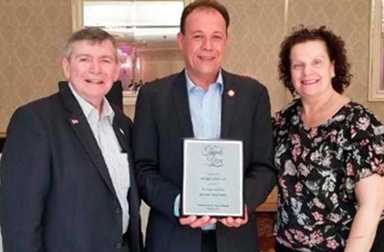 Gjonaj Honored At NEBSC Spring Dance