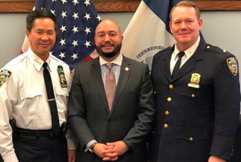 Salamanca Meets NYPD Transportation Team Bronx Times