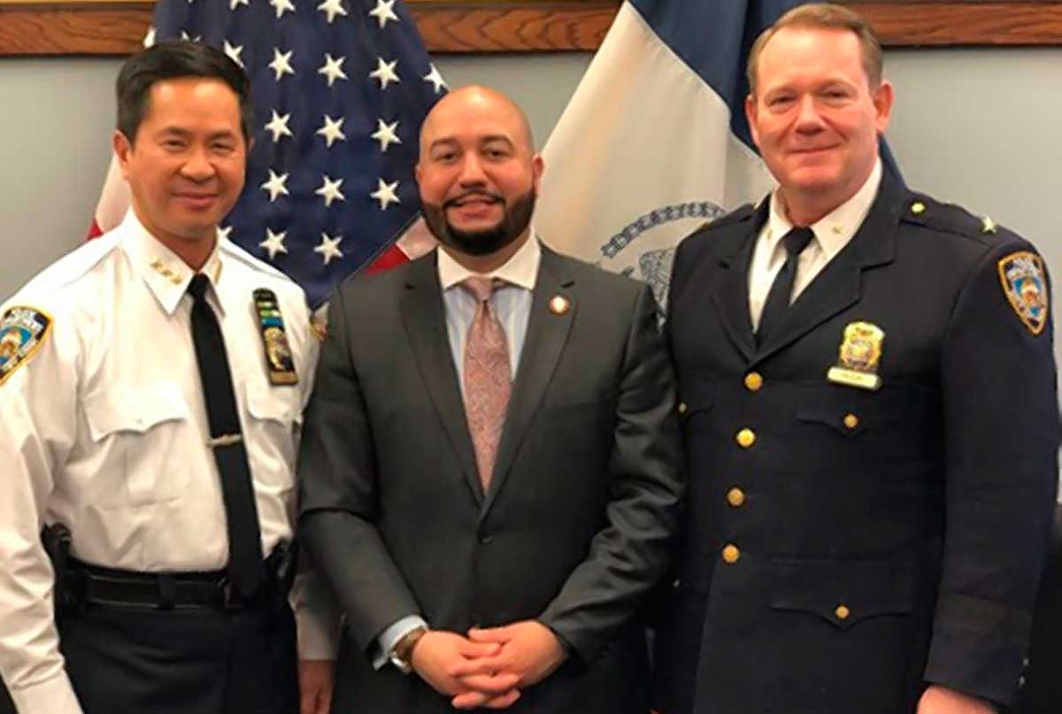 Salamanca Meets NYPD Transportation Team