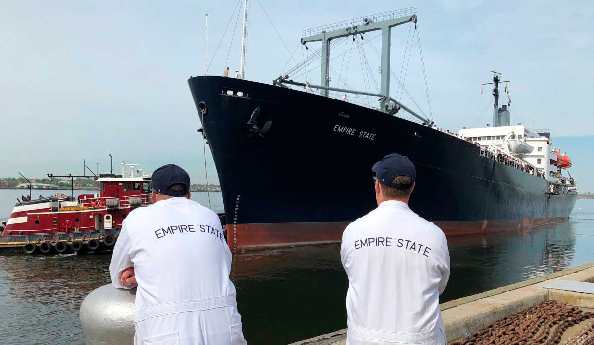 SUNY Maritime cadets sail to Puerto Rico on a mission