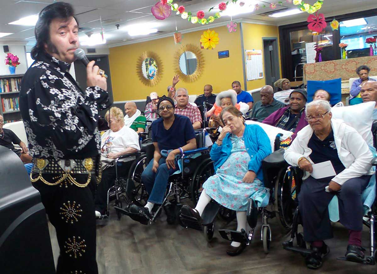 Elvis Performs At Bronx Center Rehab