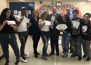 Gjonaj At Student Voter Drive