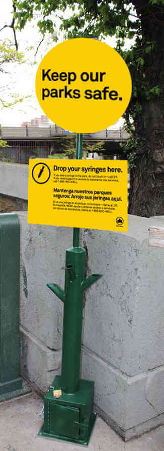West/south BX community react: Syringe dropoff kiosks installed in parks