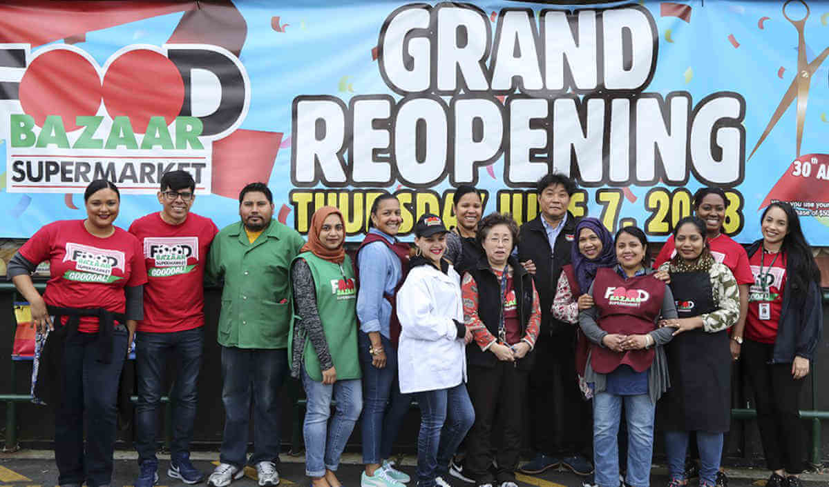 Food Bazaar Reopens At Bruckner Commons