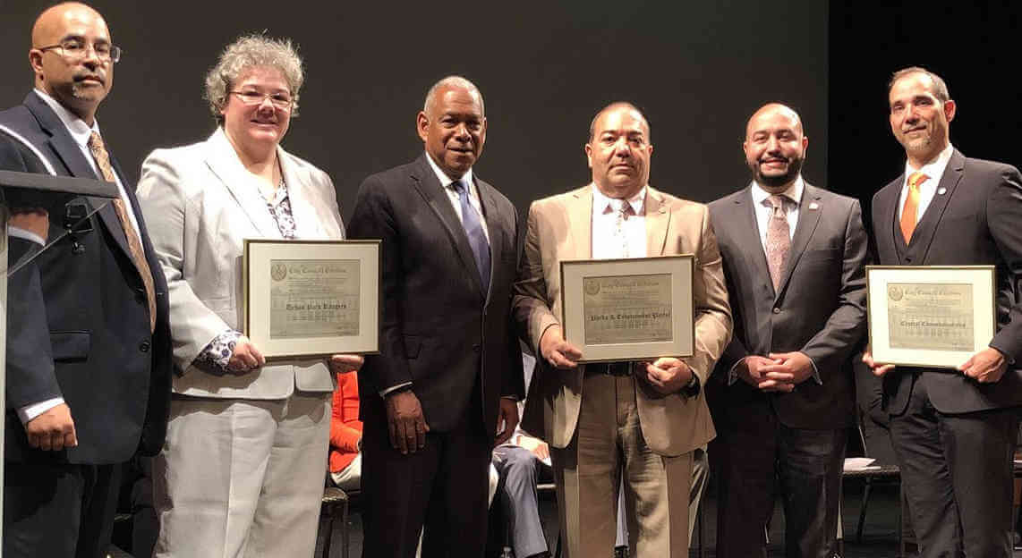 Salamanca Honors Parks Officers