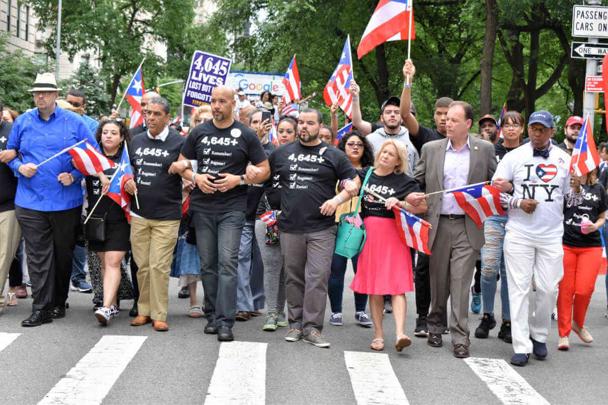 Electeds March In National PR Parade