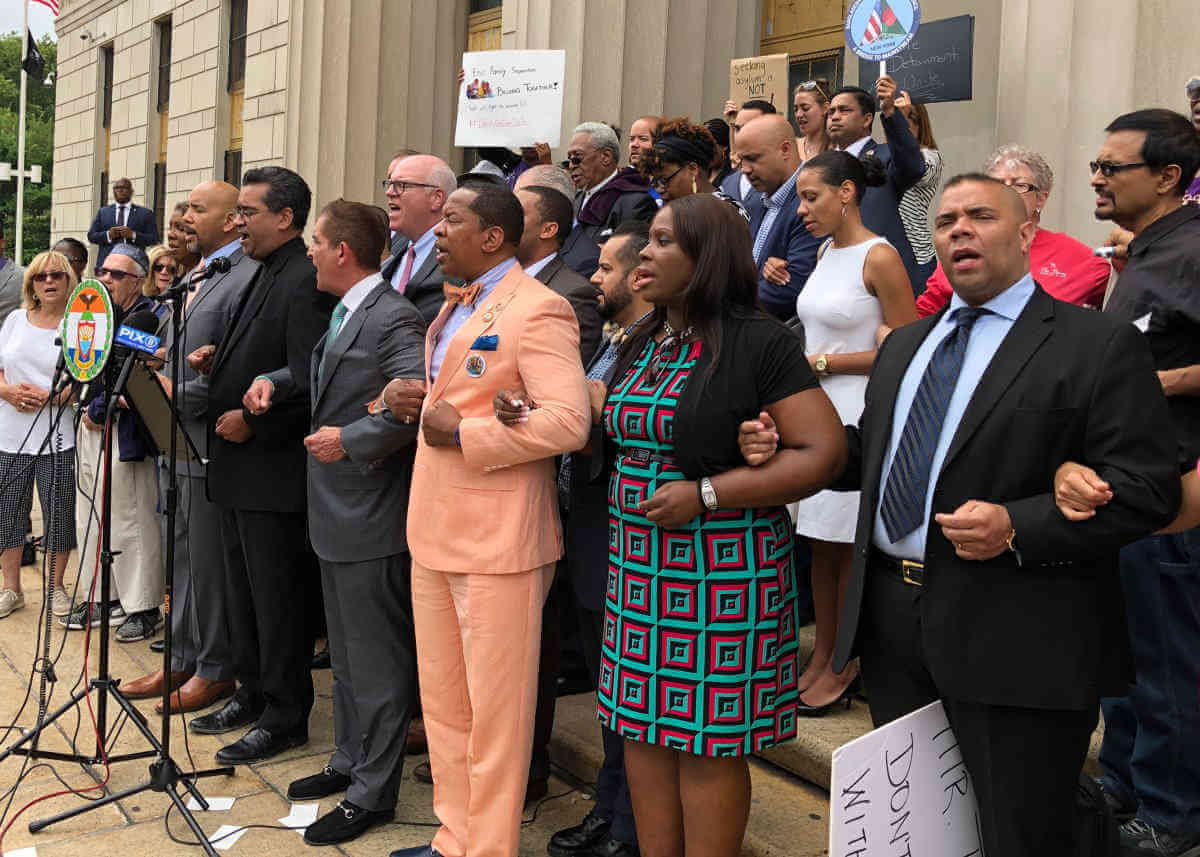 Children separated at border are housed in the Bronx