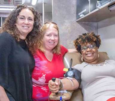 Deputy BP Scott-McFadden Donates Blood