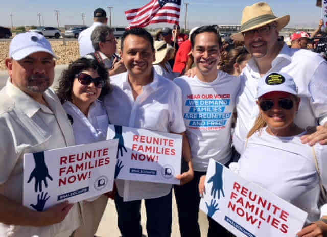 Rivera At Family Detention Rally