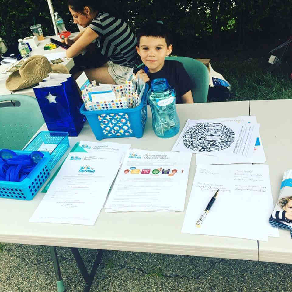 Apraxia Awareness Booth At Market