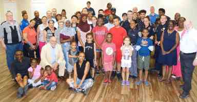 45th Pct. Hosts Pizza With A Cop|45th Pct. Hosts Pizza With A Cop