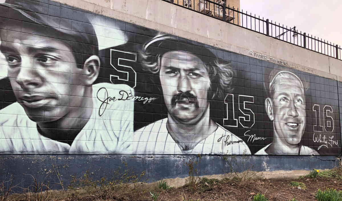 Trenier’s artwork goes beyond his inspiring Yankees murals
