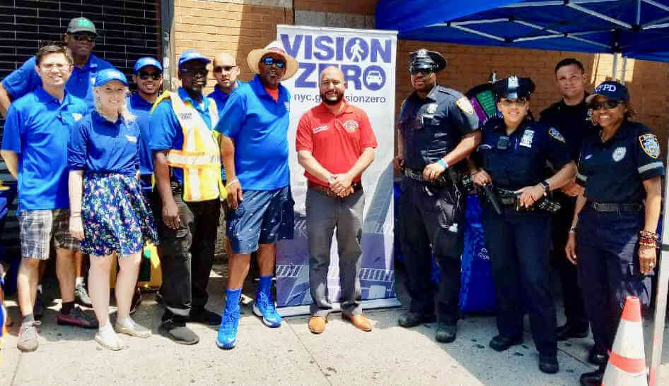 DOT, NYPD Celebrate Vision Zero’s 5th Year
