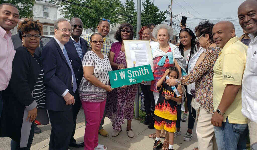 Street renamed for community servant, J.W. Smith