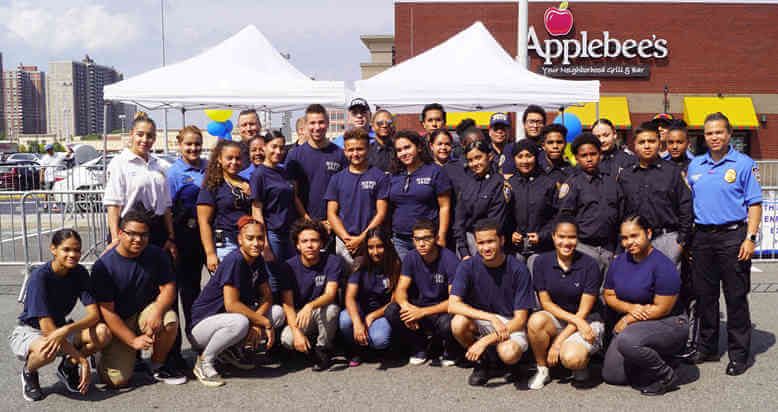 NYPD Explorers Host Back To School Giveaway