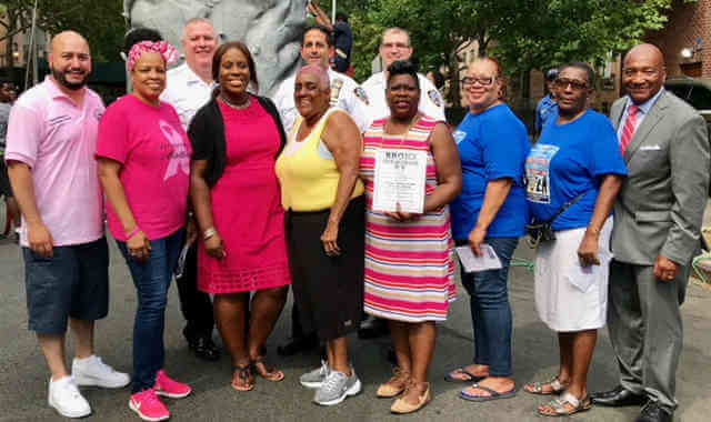 Salamanca Attends 41st Pct.’s National Night Out