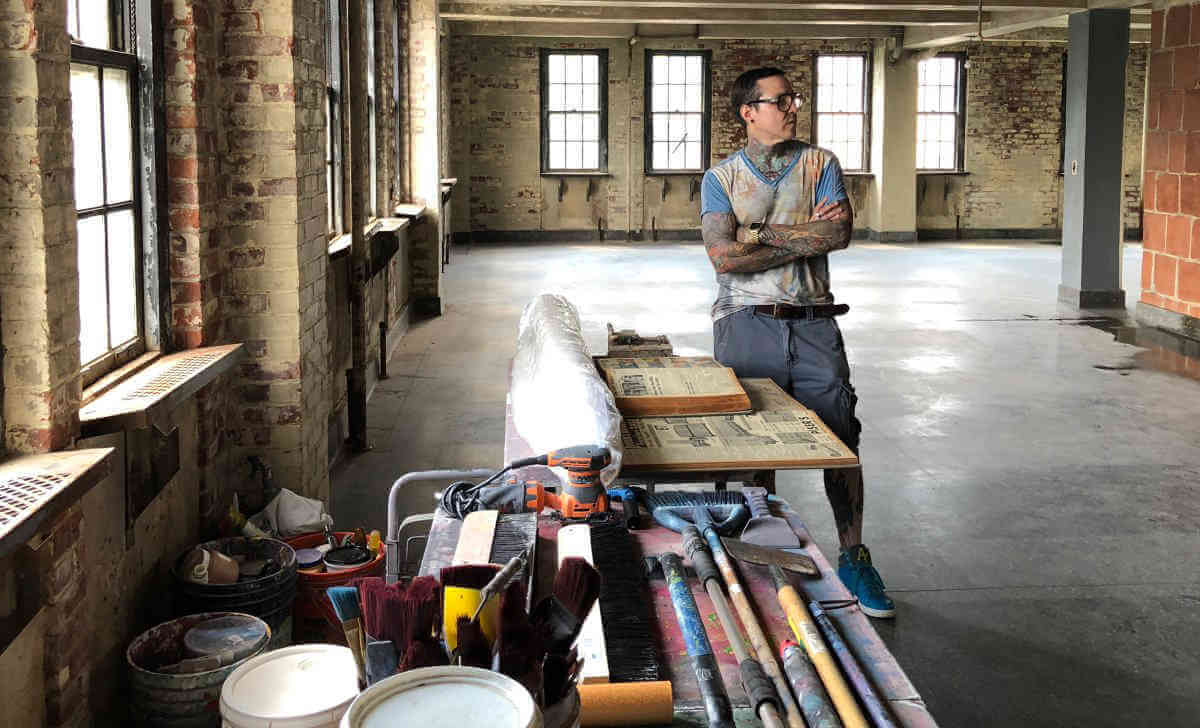 Artist ‘SinXero’ begins historic residency