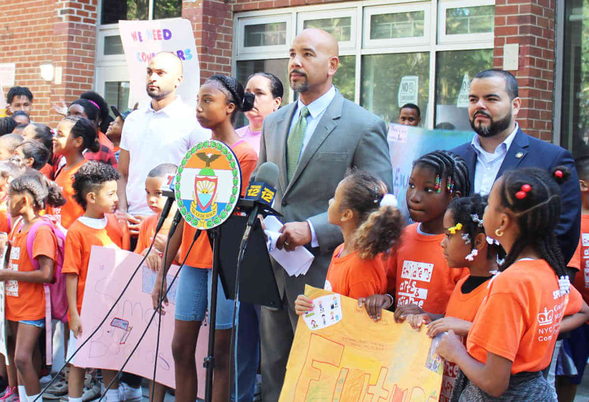 BP Diaz Speaks At NYCHA Rally