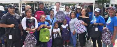 Gjonaj Attends WSBID’s Back To School Giveaway