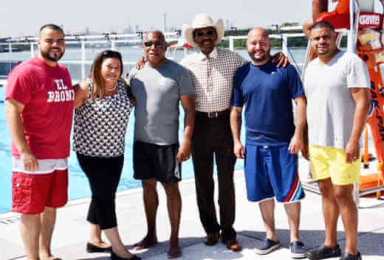 Salamanca Participates In Pool Challenge