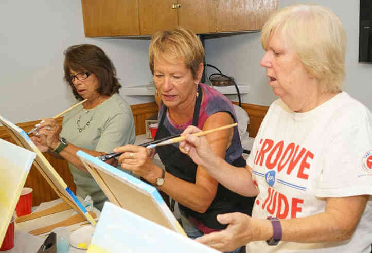 Schuyler Hill Civic Hosts Van Gogh Paint Night