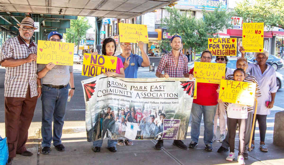 SUV Rallies Against Violence In Allerton