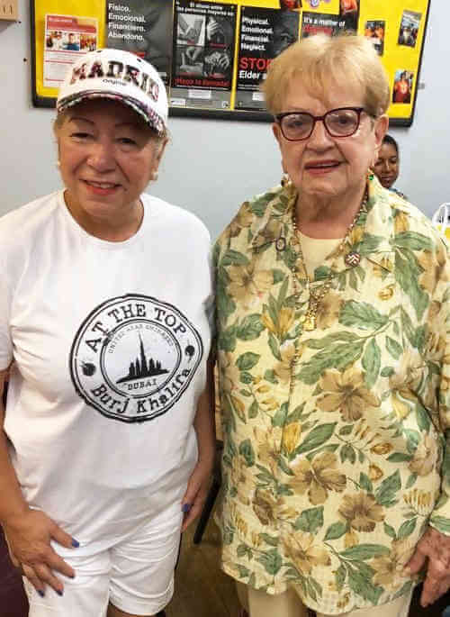Arroyo Visits Melrose Senior Citizens Center