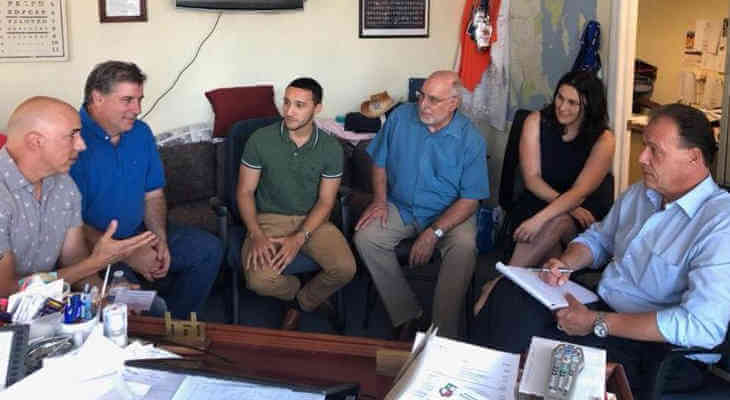 Gjonaj Meets With Casa Restaurant Owner