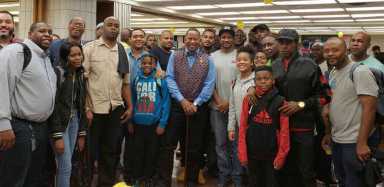 Dads Take Their Child to School Day