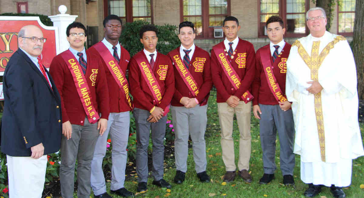Hayes Celebrates Mass of the Holy Spirit