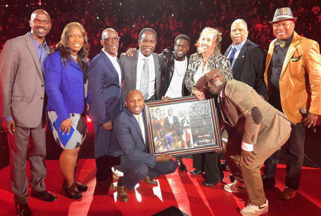 King Honors Comedian Kevin Hart AT MSG