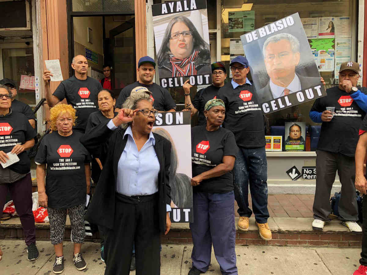 Mott Haven jail protesters target plan’s advocate, CM Ayala