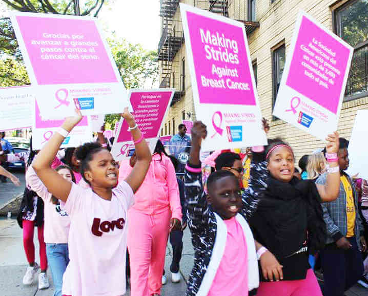 King, Students Kick-Off Breast Cancer Awareness Month|King, Students Kick-Off Breast Cancer Awareness Month