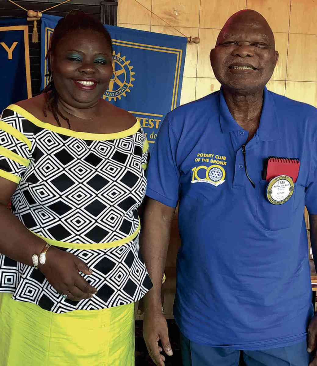 Bronx Rotary Club Reinducts Dr. Biemkpa
