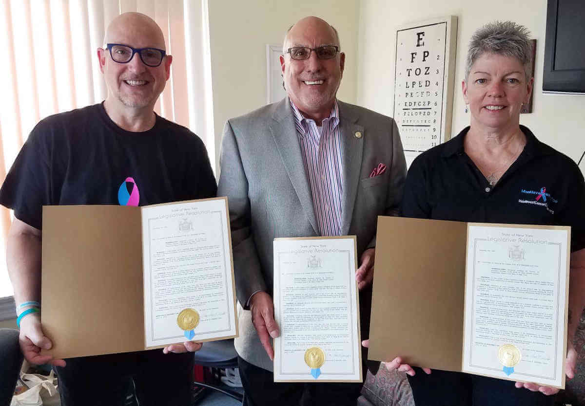 Benedetto Raises Male Breast Cancer Awareness