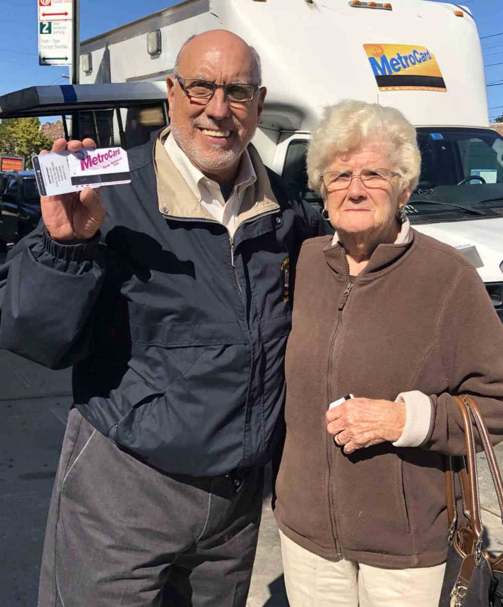 Benedetto Hosts Metro Card Van