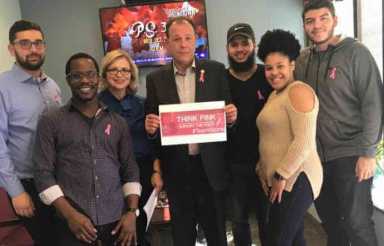 Team Gjonaj Supports Fight Against Breast Cancer