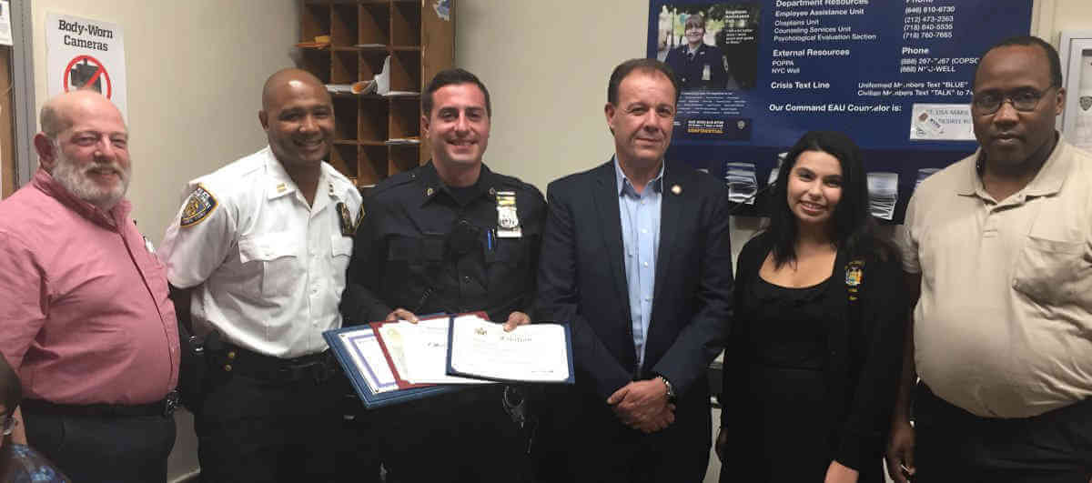 P.O. Venditto Named 45th Pct. Cop Of The Month