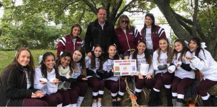 Gjonaj, Preston Cheerleaders Attend Food & Music Fest