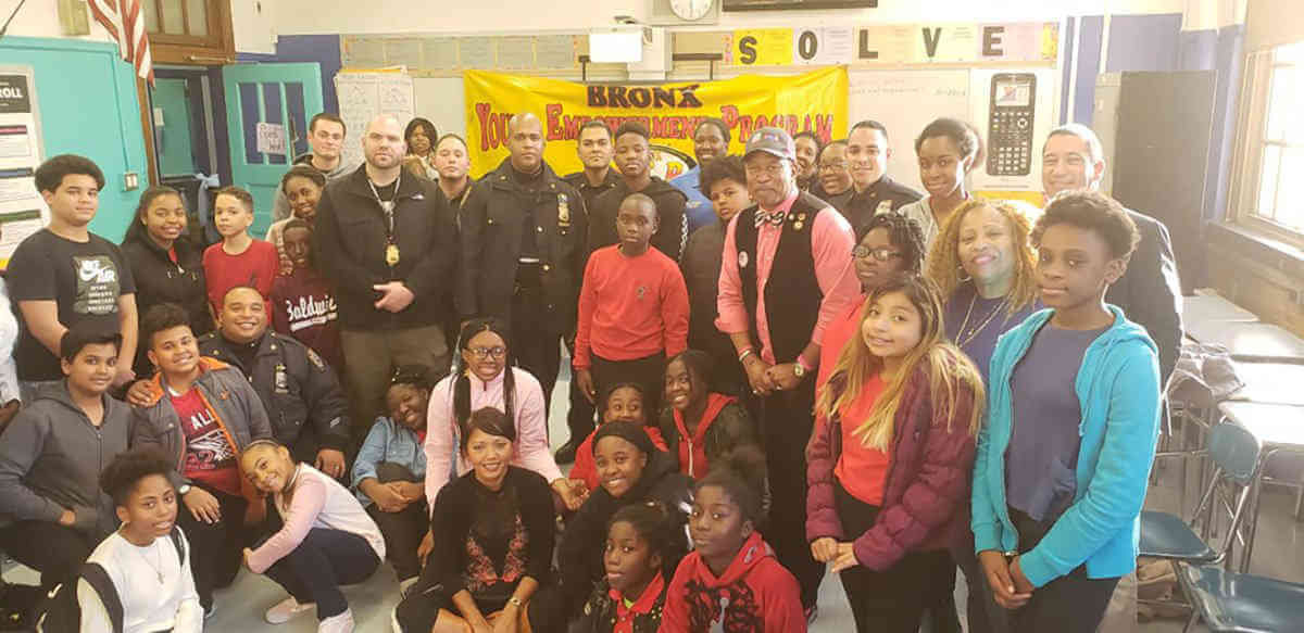 Bronx Youth Bond With NYPD Police Officers