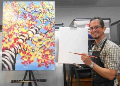 Cardinal Spellman Hosts Paint & Sip Event