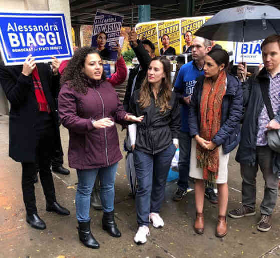 Ocasio-Cortez, Biaggi win big