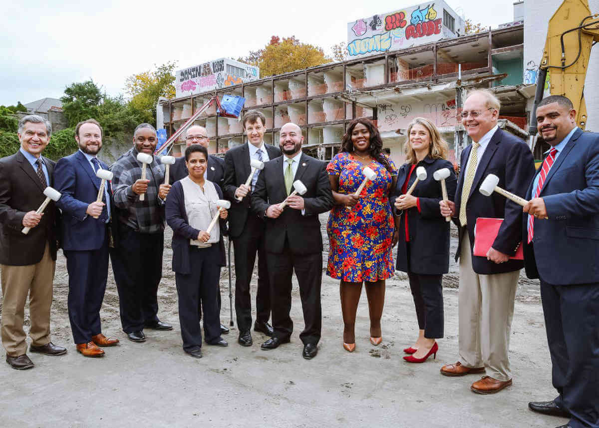 Demolition underway to reshape old Spofford jail site|Demolition underway to reshape old Spofford jail site