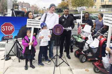 Community calls for traffic calming at P.S. 96