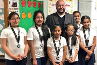 Salamanca Visits C.S. 152 Students