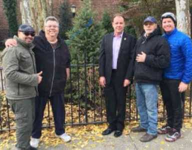 Gjonaj Sponsors Christmas Tree Plantings