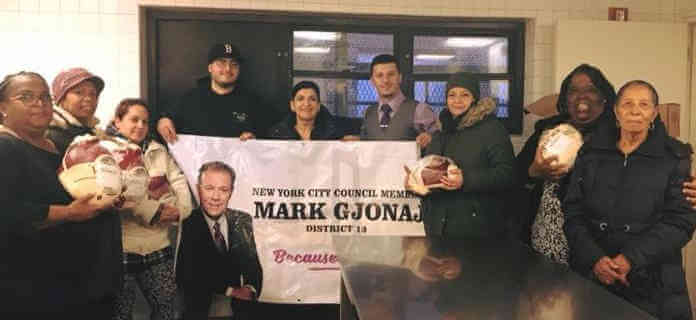 Gjonaj Hosts TN Houses Turkey Giveaway
