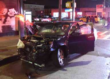 Two Vehicle Collision At Eastchester Road