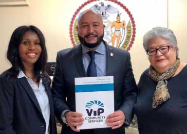 Salamanca Meets With VIP Community Services